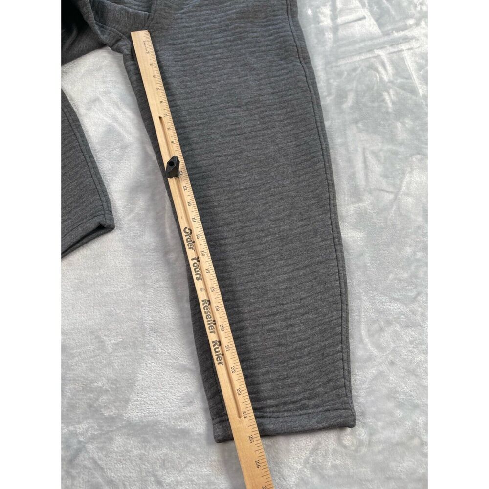 Athleta Sweatpants Womens XS Gray Ribbed Textured Tencel‎ Blend Ankle Cropped - Picture 8 of 15